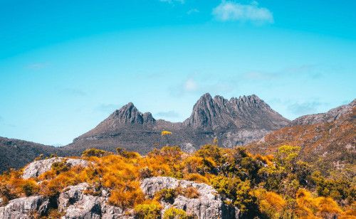 Cradle Mountain offers a popular hike to a summit with lake views, making it a must-visit destination for those exploring in a campervans Hobart rental.