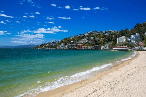 More than a popular beach, Oriental Bay also serves as luxury centre of Wellington city.